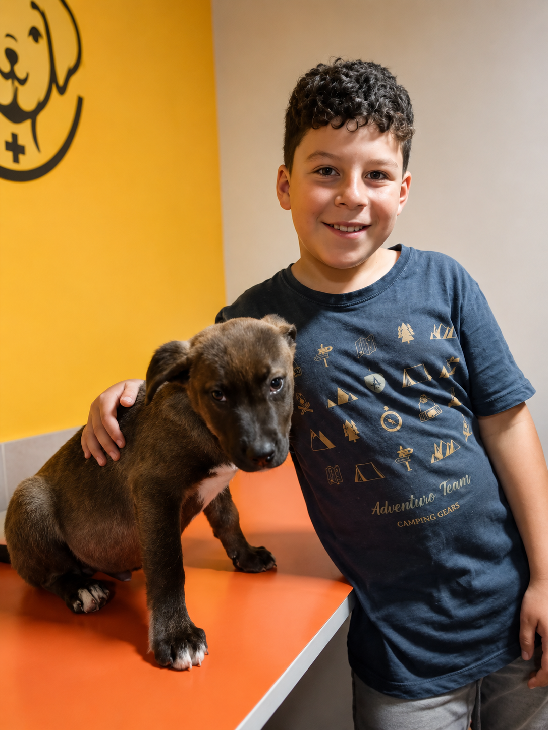 Paciente pediátrico en KRAVet veterinaria en Sangolquí