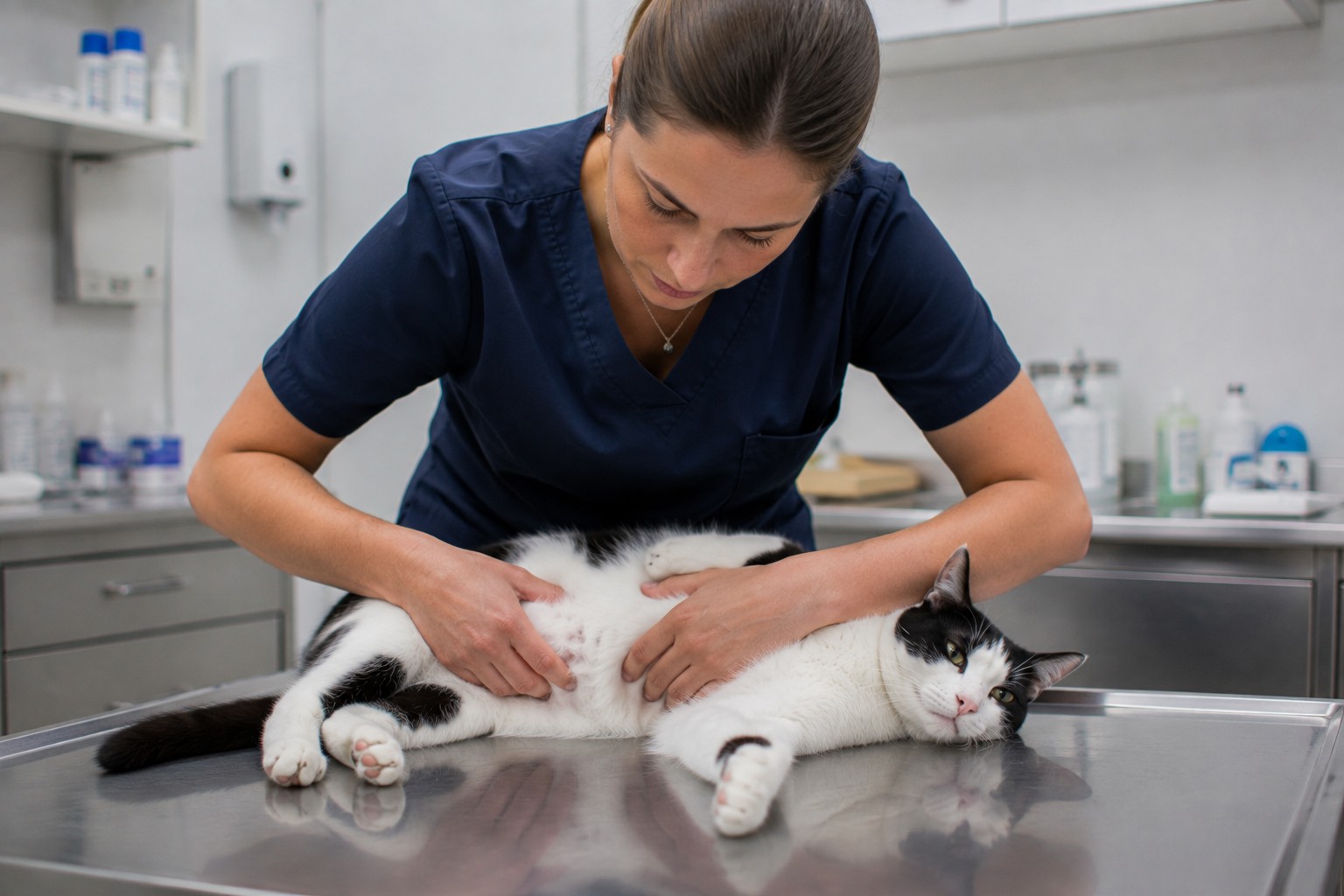 Mi gato vomita: consulta veterinaria para encontrar la causa del vómito felino